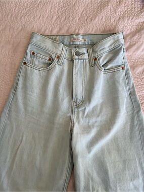 Levi’s Ribcage Wide Leg Light Blue Jeans